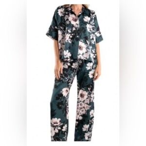 Floral Green Pajama Set
